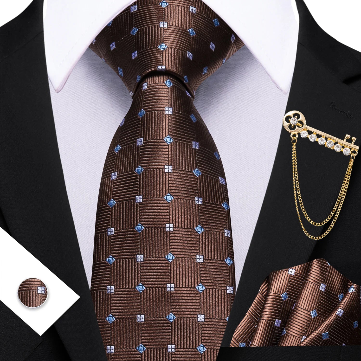 4PC Tie Set – Solid, Sleek, Statement - Making - My Wear Clothing Co