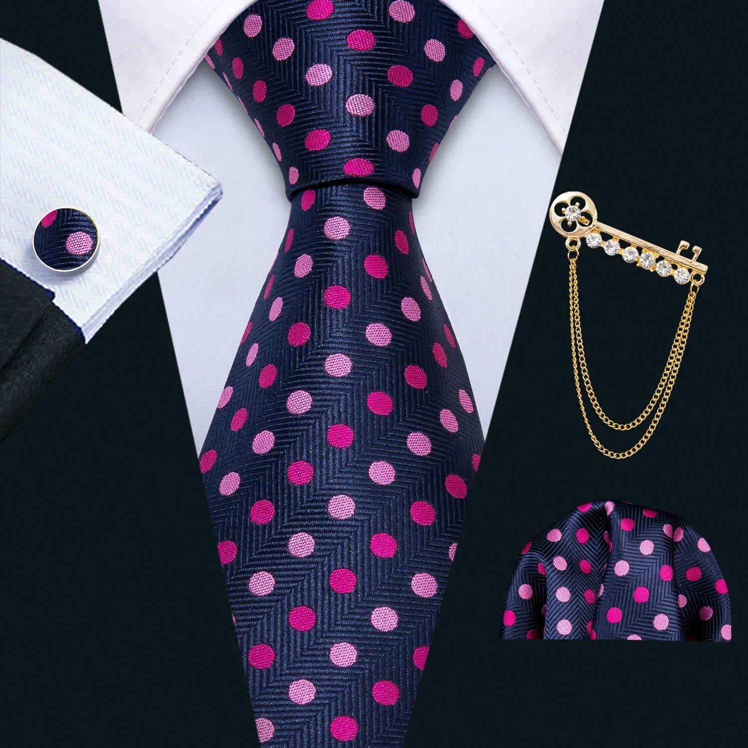 4PC Tie Set – Solid, Sleek, Statement - Making - My Wear Clothing Co