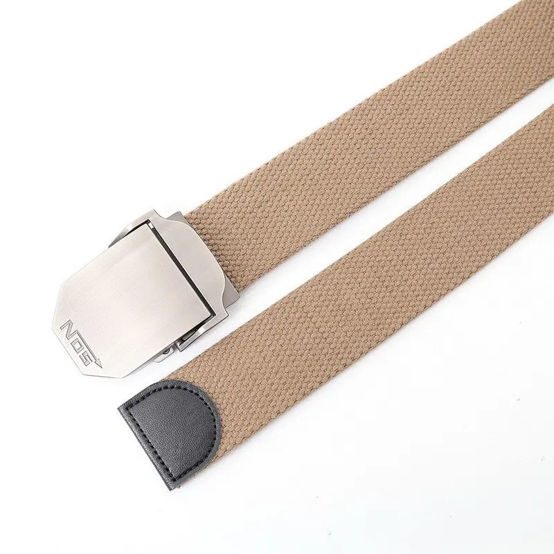 Mens Metal Slide Buckle Waist Belts Breathable Canvas Army Military NOS Concise Fashion Unisex Jeans Accessories Women Leisure