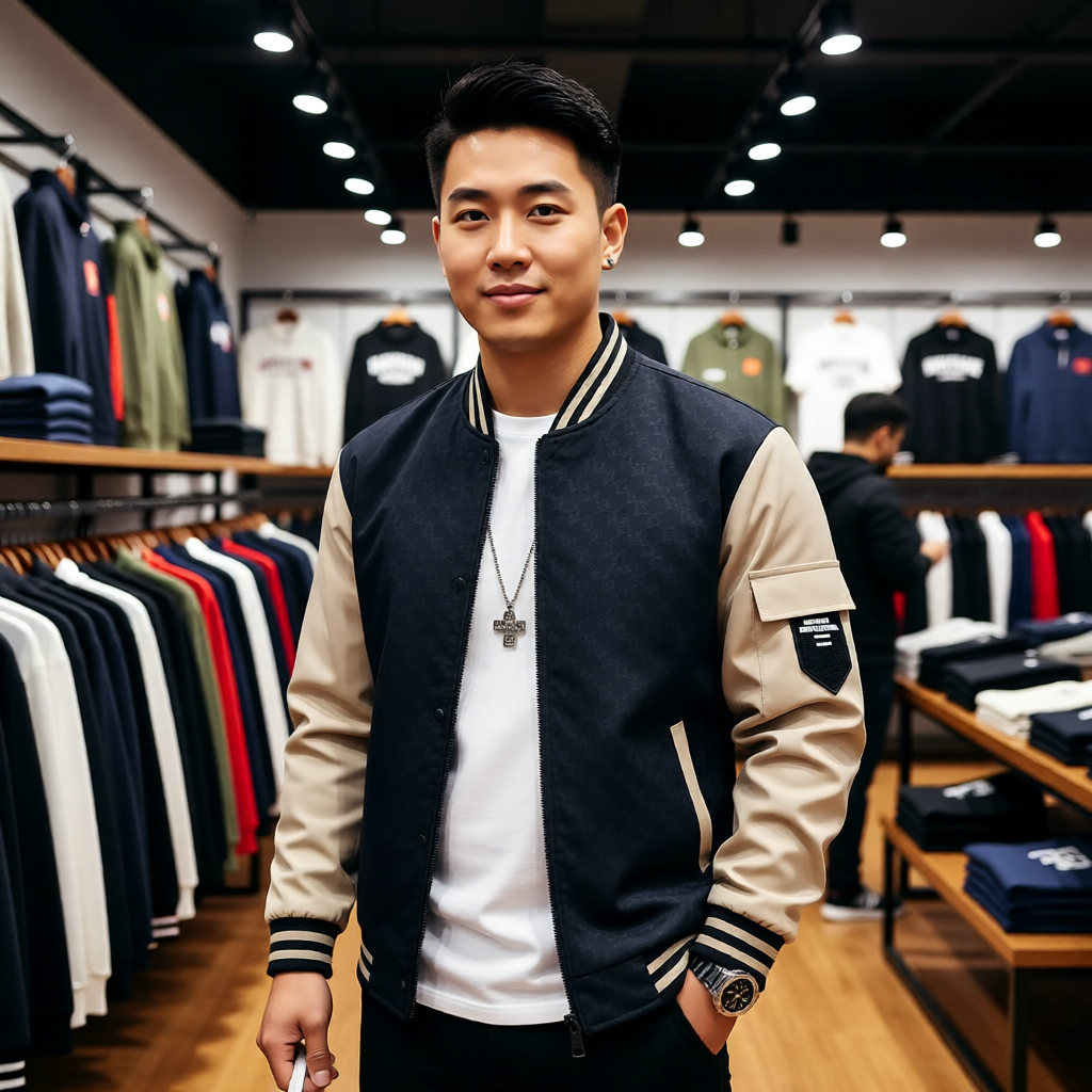 Men’s Plus Size Zip-Up Jacket – Everyday Streetwear Comfort in M–5XL