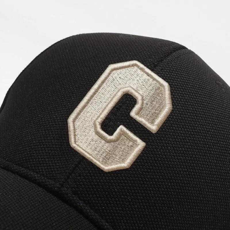 Baseball Cap New Ins Letter C Hat Women'S Spring Summer Korean Version Simple Fashion Versatile Alphabet Student Tongue Capt