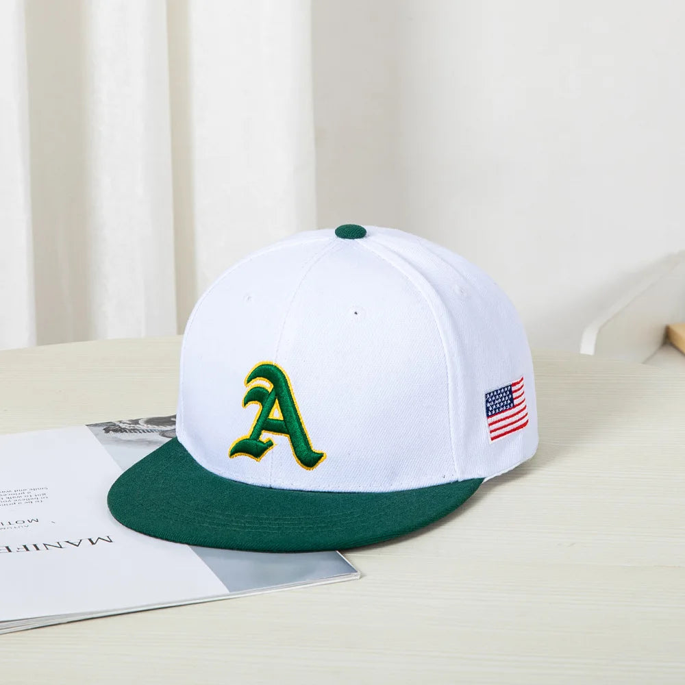 Mens Amercian Flat Top Baseball Cap