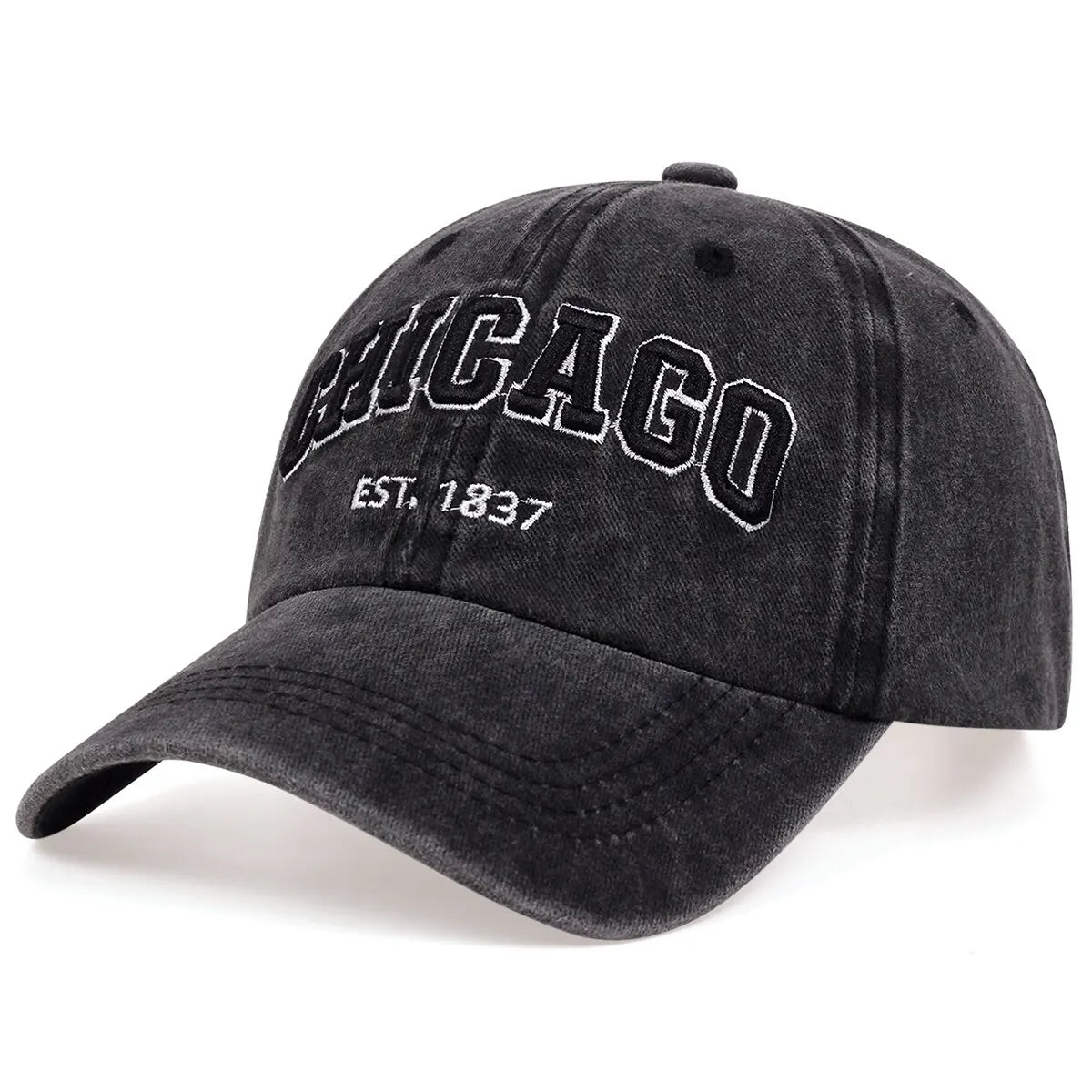 CHICAGO Letter Baseball Cap – Casual Comfort, All-Season Style