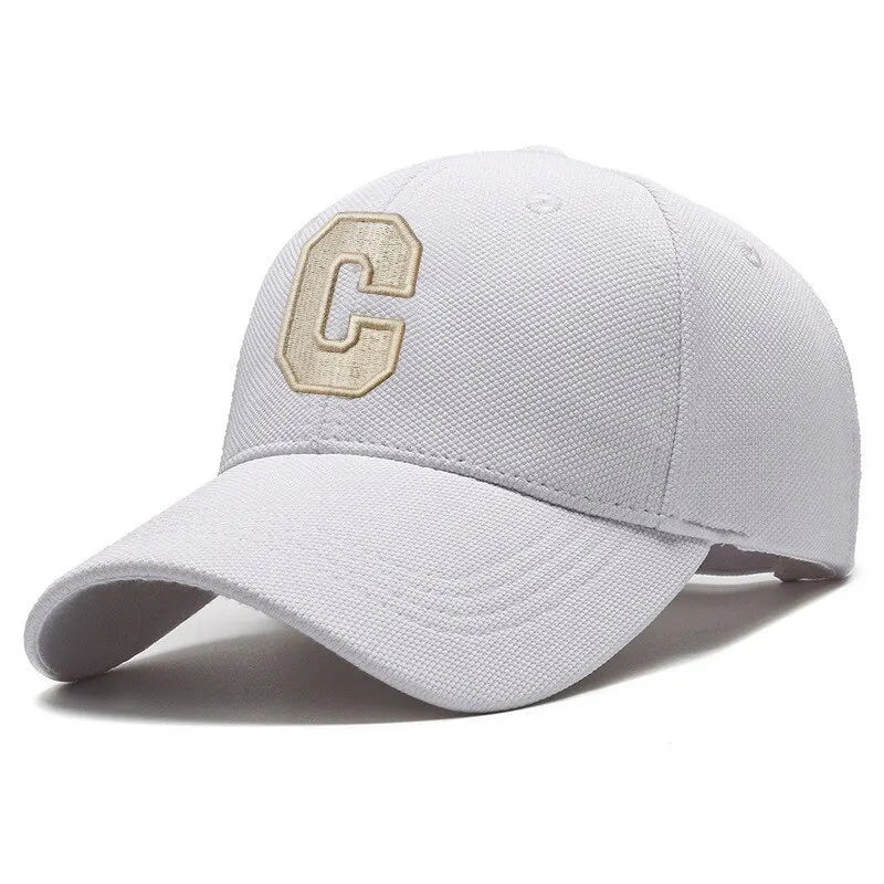 Baseball Cap New Ins Letter C Hat Women'S Spring Summer Korean Version Simple Fashion Versatile Alphabet Student Tongue Capt