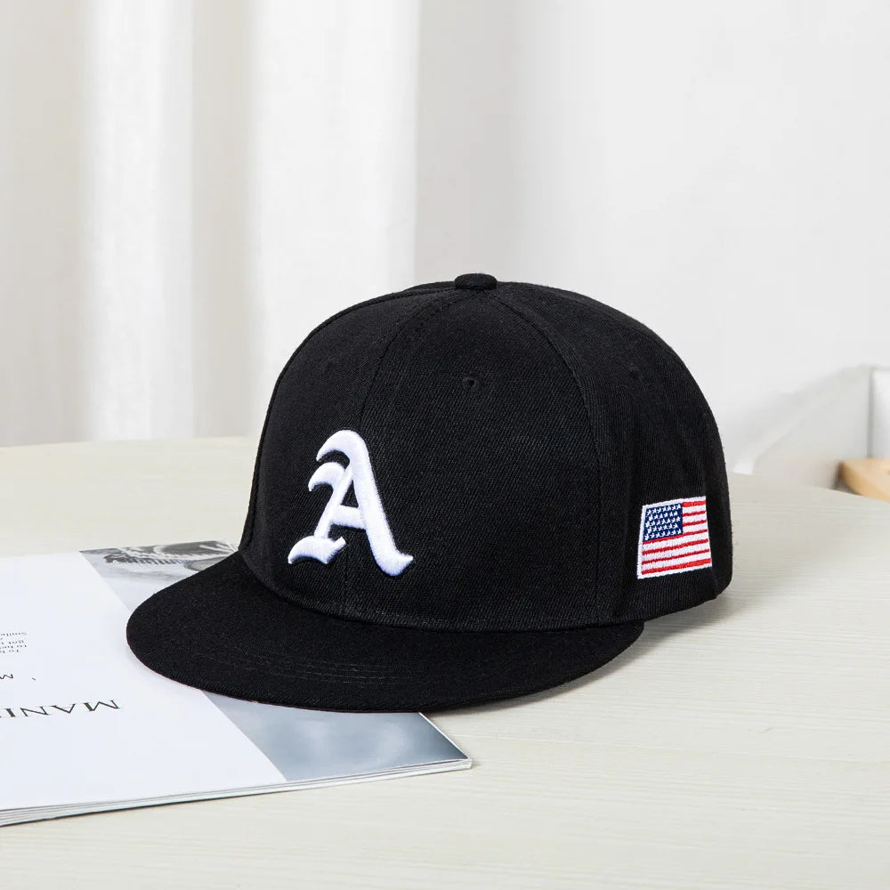 Mens Amercian Flat Top Baseball Cap