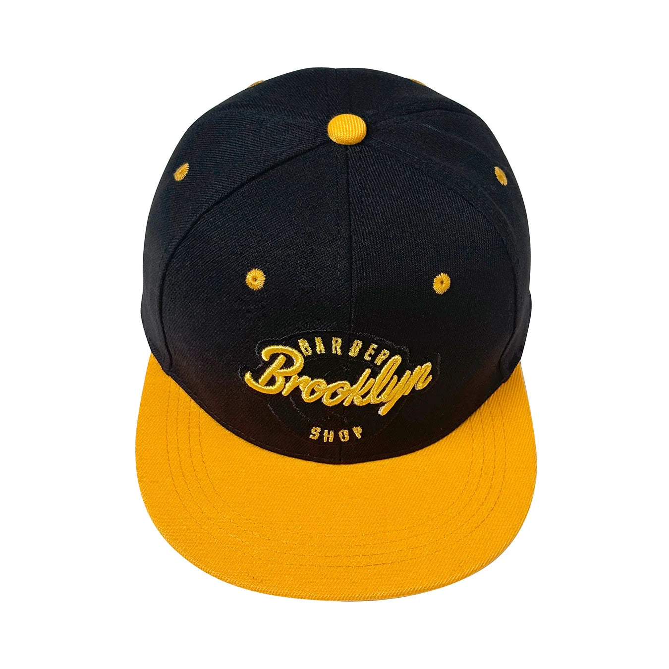 Men's Brooklyn Embroidered Flat Brim Hip-Hop Cap - Adjustable Baseball Hat