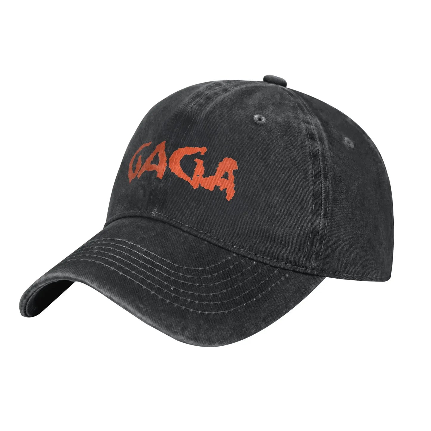 Lady Gaga  MAYHEM GAGA Logo Men Women Baseball Caps  Distressed Washed Caps Hat Vintage Outdoor Running Golf Gift Snapback Hat