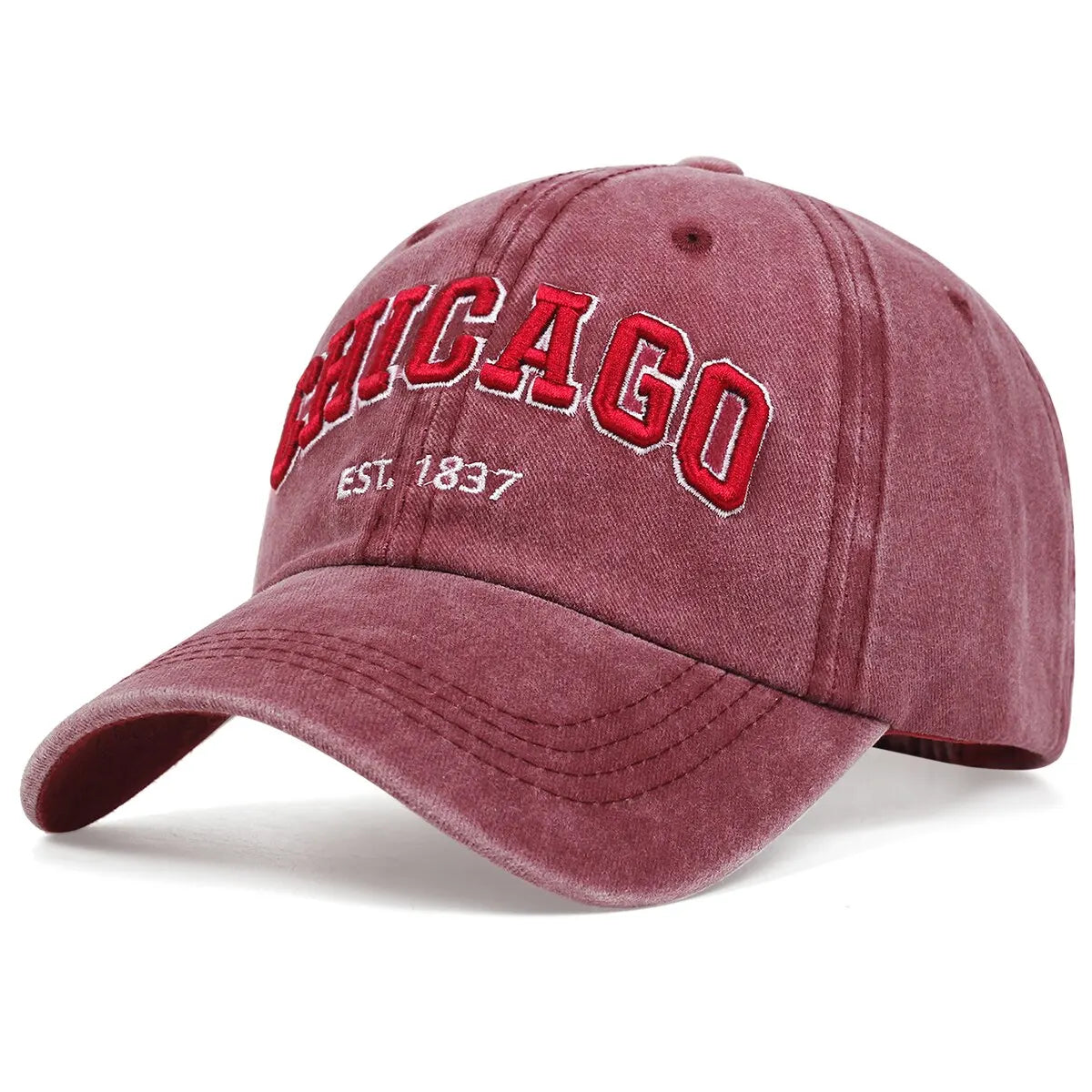 CHICAGO Letter Baseball Cap – Casual Comfort, All-Season Style