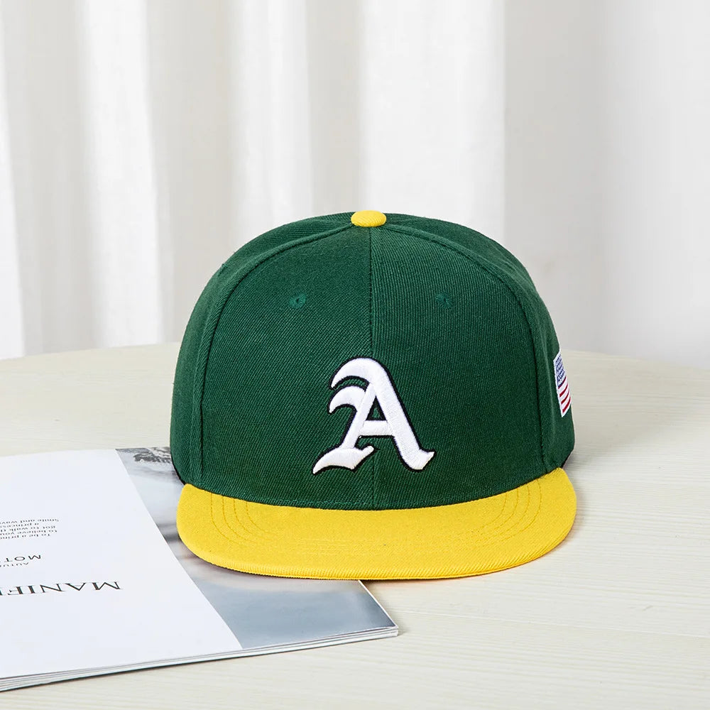 Mens Amercian Flat Top Baseball Cap