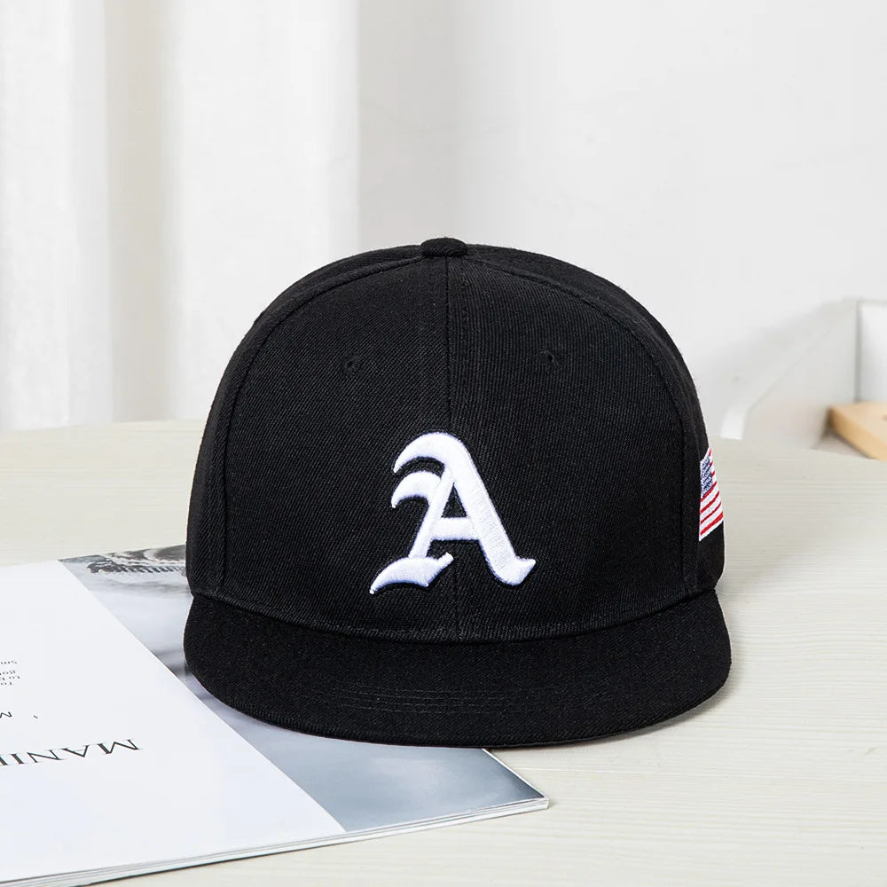 Mens Amercian Flat Top Baseball Cap