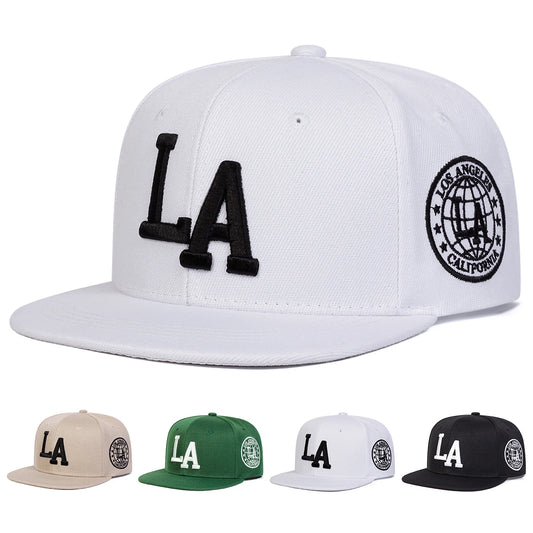 LA Embroidery Hip-Hop Adjustable Casual Baseball Caps