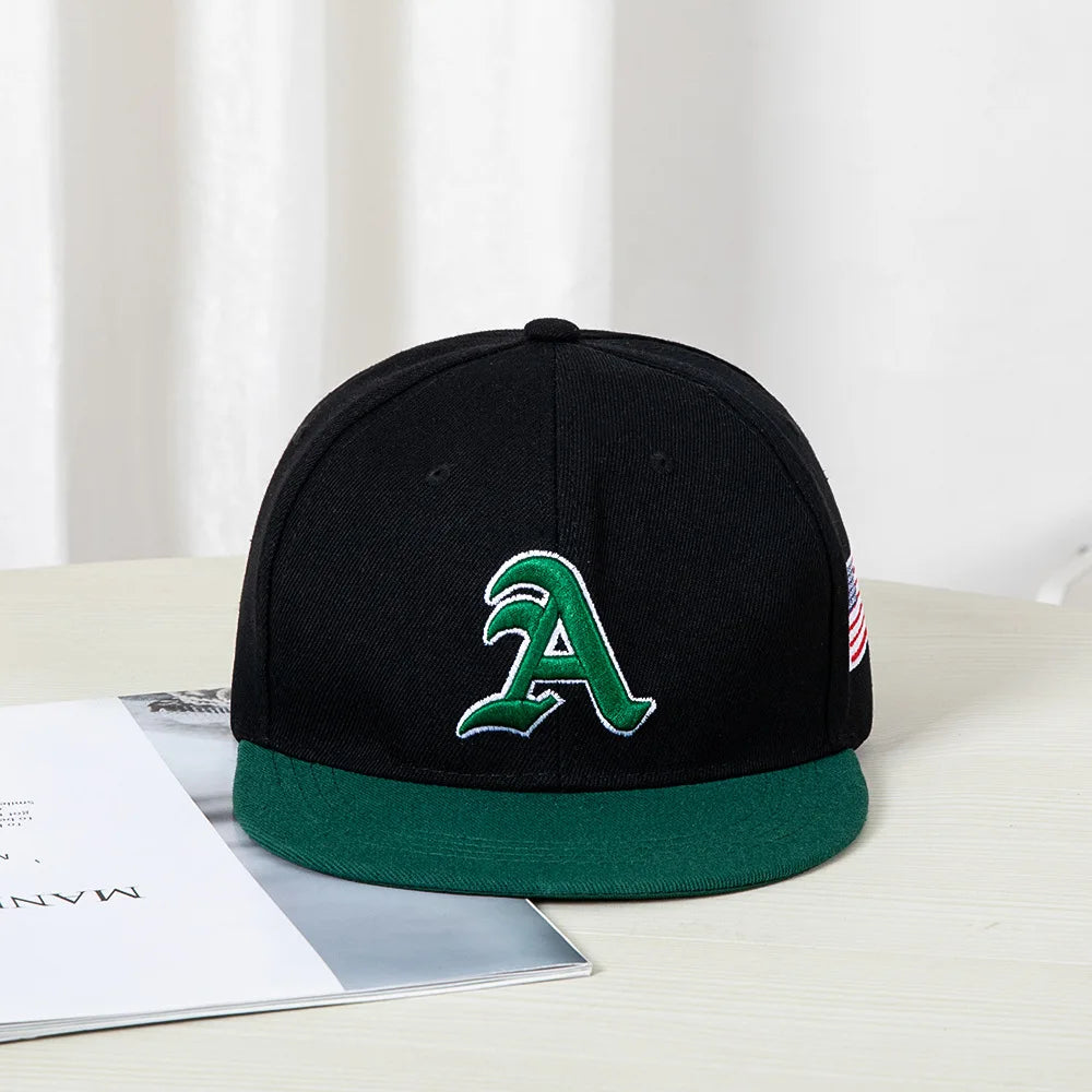 Mens Amercian Flat Top Baseball Cap