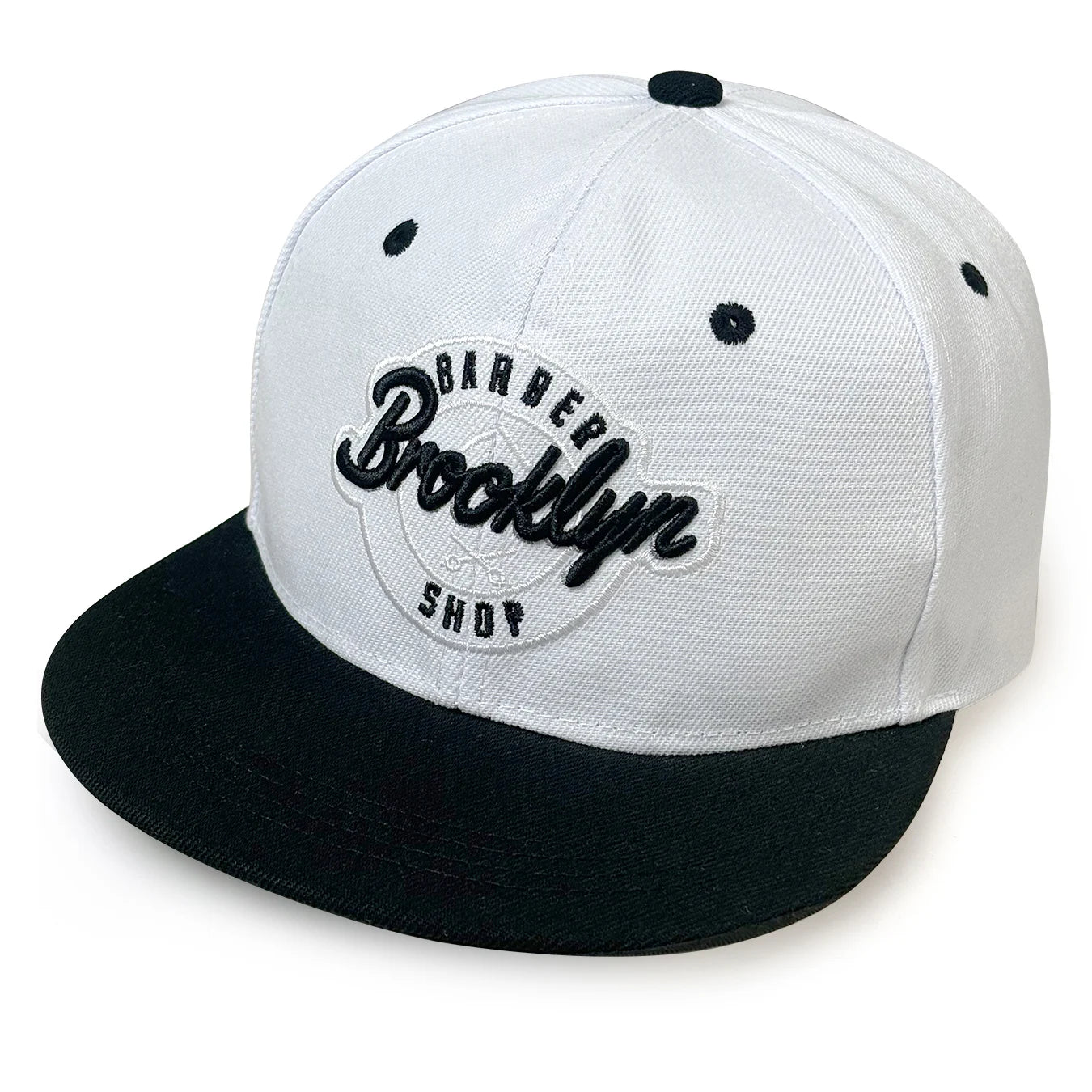 Men's Brooklyn Embroidered Flat Brim Hip-Hop Cap - Adjustable Baseball Hat