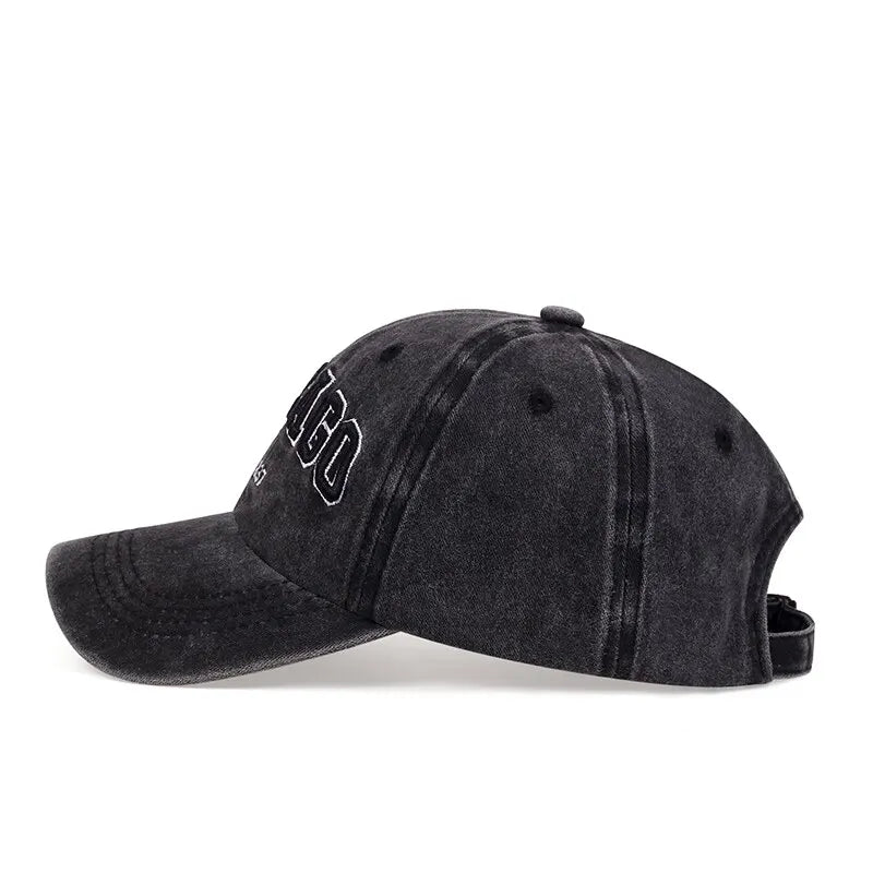 CHICAGO Letter Baseball Cap – Casual Comfort, All-Season Style