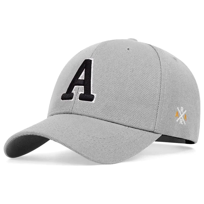 A Letter Side AR Embroidery Baseball Cap - My Wear Clothing Co