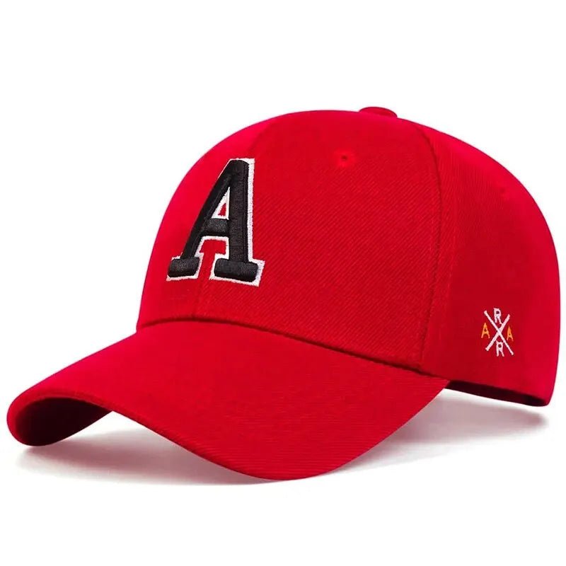 A Letter Side AR Embroidery Baseball Cap - My Wear Clothing Co