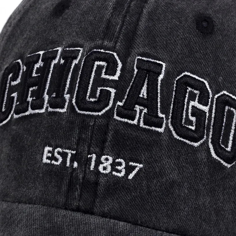 CHICAGO Letter Baseball Cap – Casual Comfort, All - Season Style - My Wear Clothing Co
