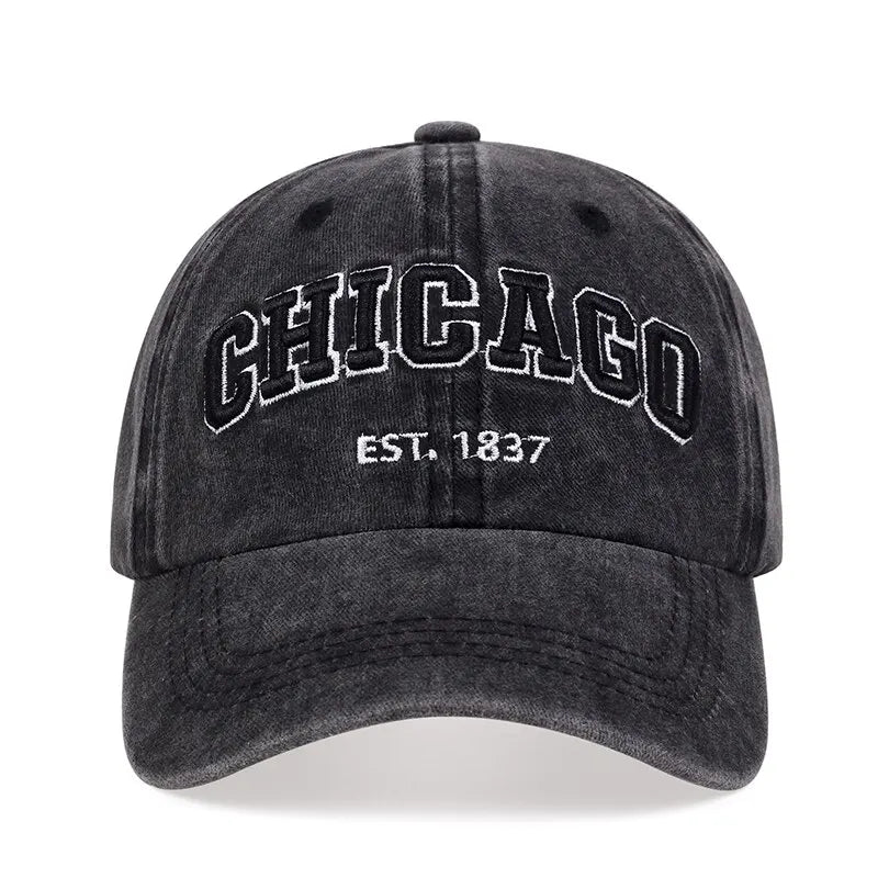 CHICAGO Letter Baseball Cap – Casual Comfort, All - Season Style - My Wear Clothing Co