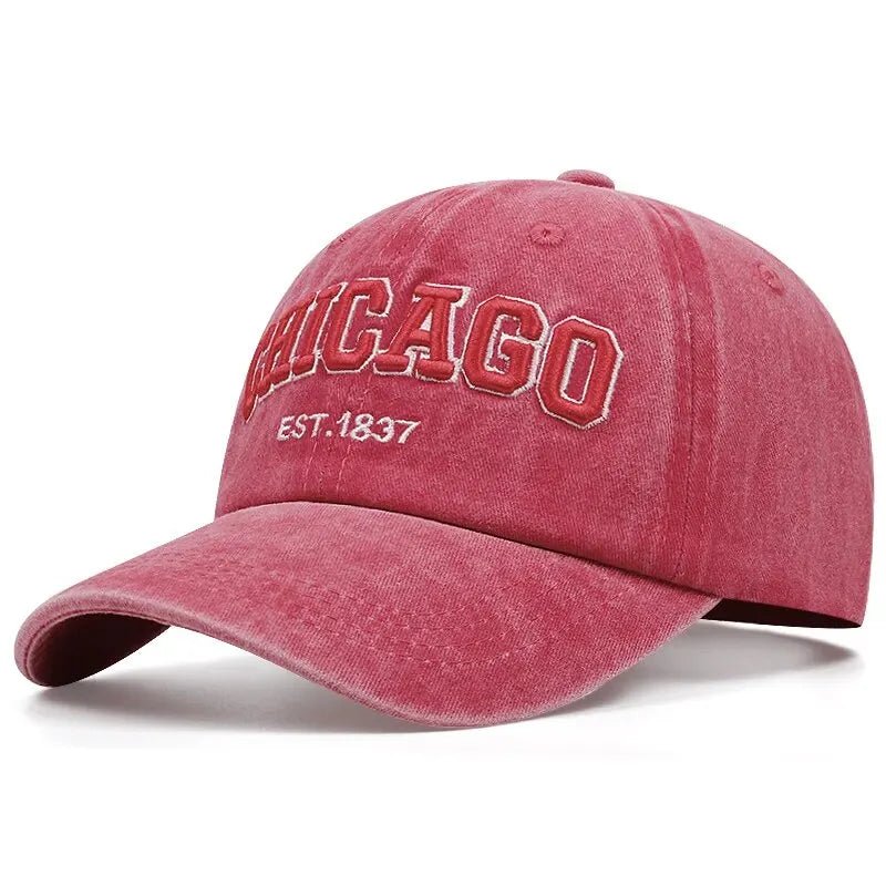 CHICAGO Letter Baseball Cap – Casual Comfort, All - Season Style - My Wear Clothing Co