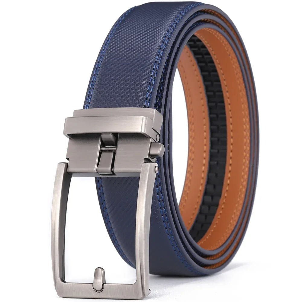 Click Belt for Men – Luxury Genuine Leather with Automatic Buckle - My Wear Clothing Co