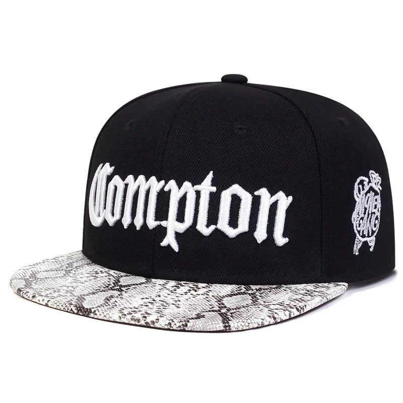 Compton Hip Hop Snapback Cap – Adjustable Trucker Style for Everyday Cool - My Wear Clothing Co
