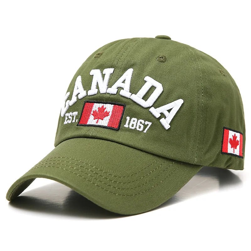 Embroidery Canada Cap – Classic Casual Snapback - My Wear Clothing Co