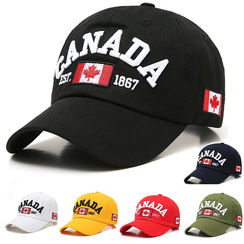 Embroidery Canada Cap – Classic Casual Snapback - My Wear Clothing Co