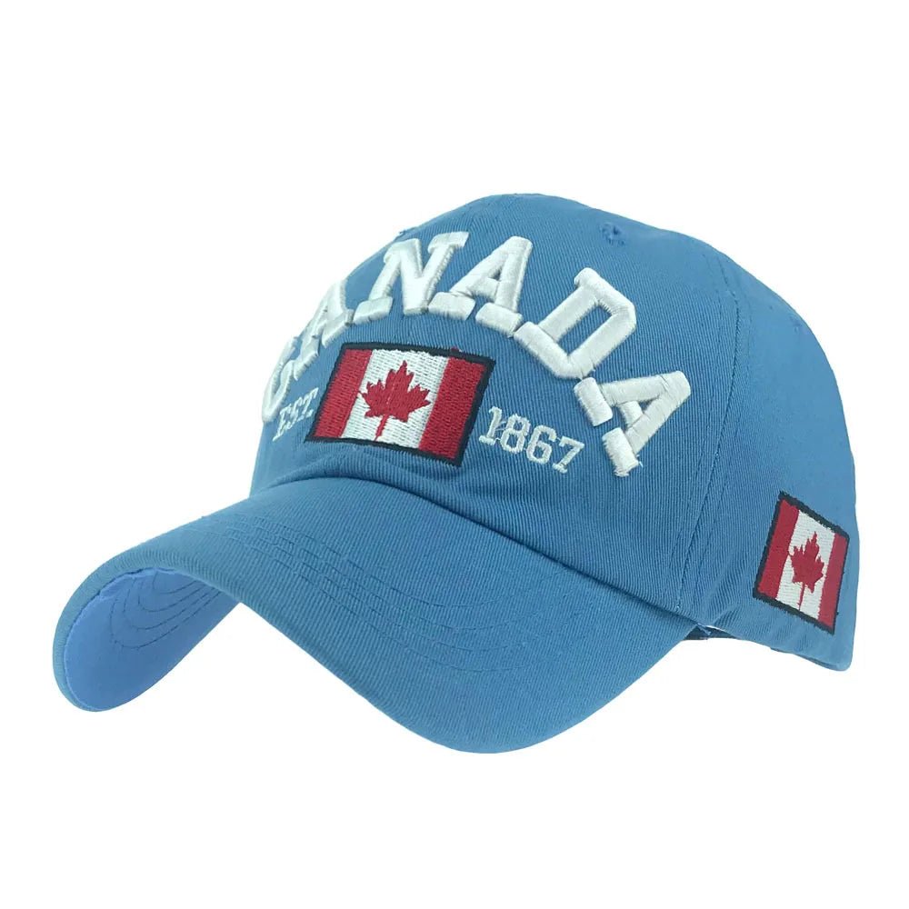 Embroidery Canada Cap – Classic Casual Snapback - My Wear Clothing Co