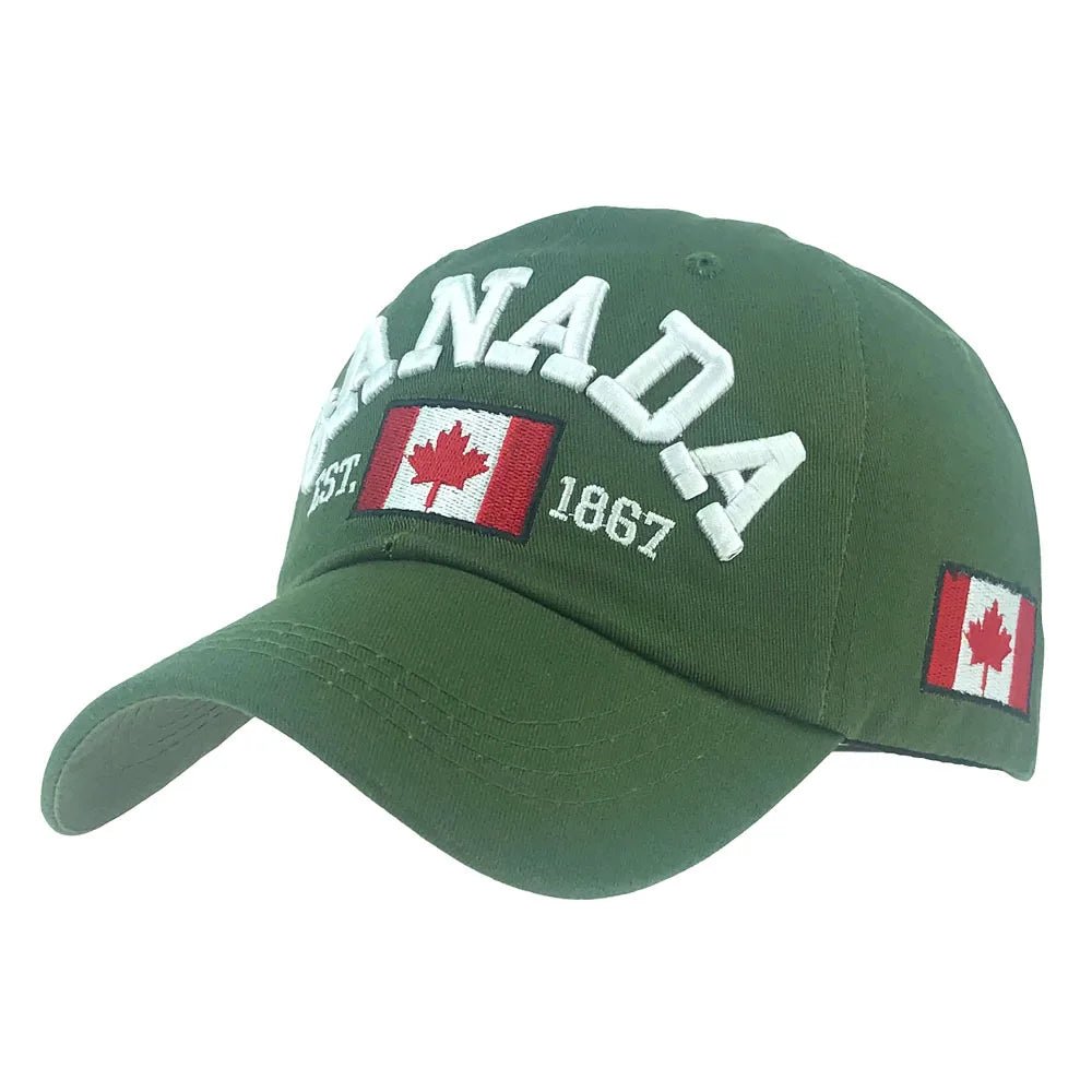 Embroidery Canada Cap – Classic Casual Snapback - My Wear Clothing Co