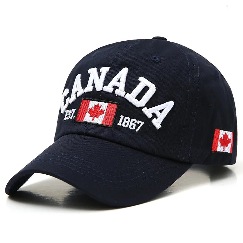 Embroidery Canada Cap – Classic Casual Snapback - My Wear Clothing Co