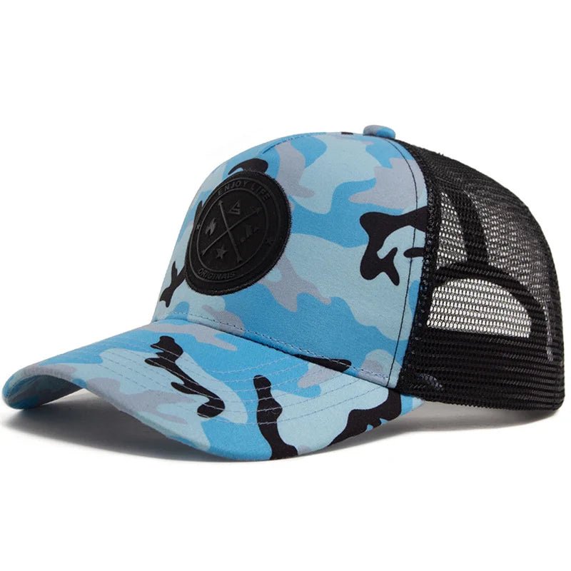 ENJOY LIFE Mesh Snapback Cap – Summer - Ready Style with Breathable Comfort - My Wear Clothing Co