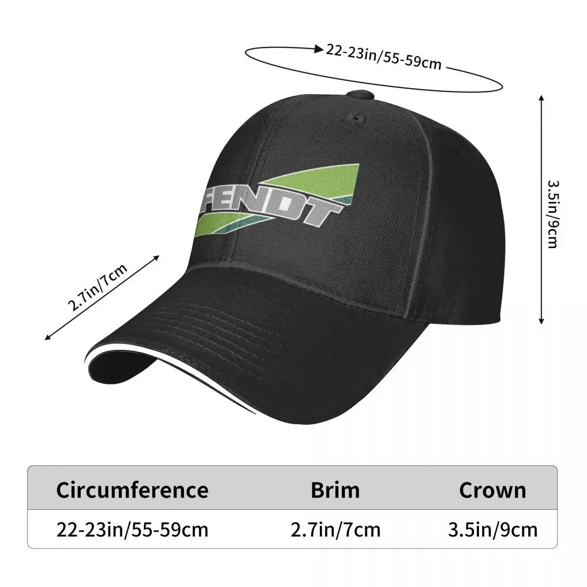 Fendt 962 Men's Sports Baseball Cap – Reinforced Design for All - Season Outdoor Wear - My Wear Clothing Co