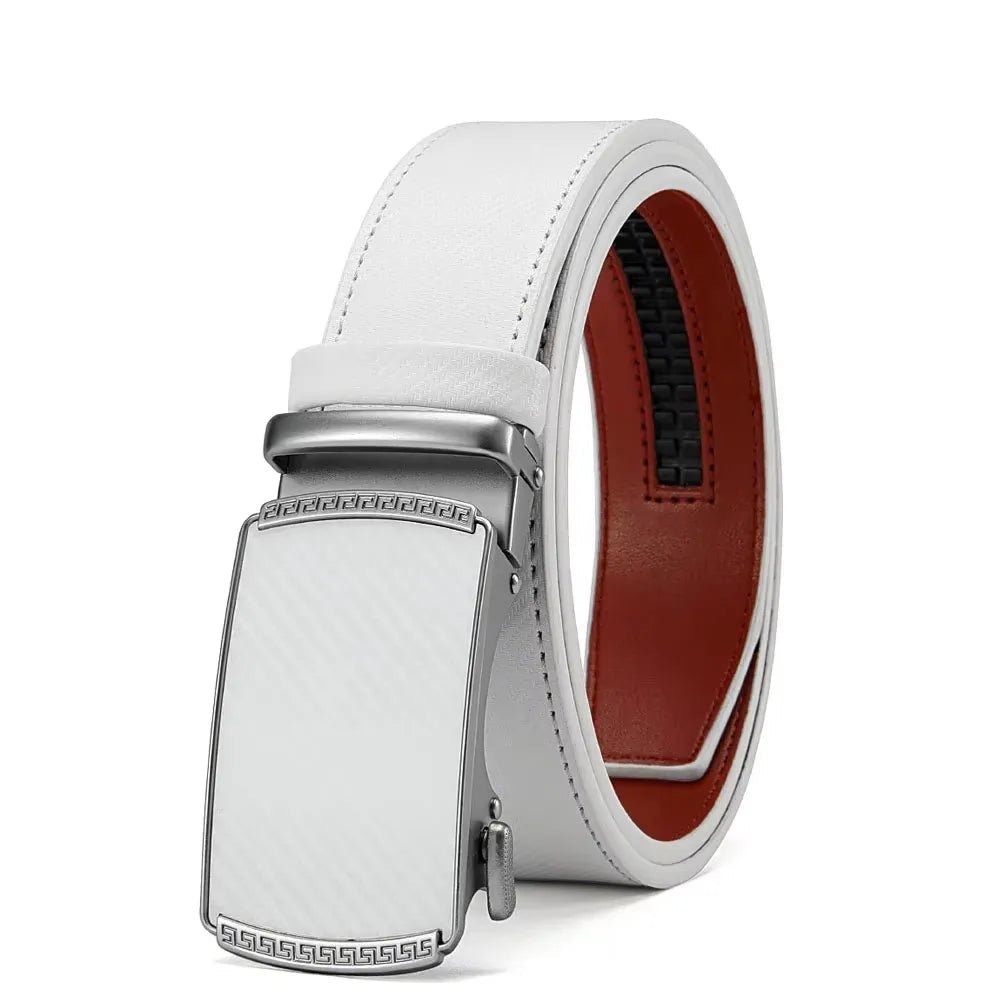 Genuine Leather Belt with Automatic Buckle – Casual Elegance for Everyday Wear - My Wear Clothing Co