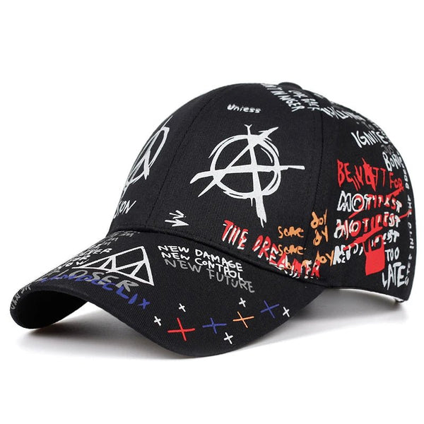 Graffiti Print Baseball Cap – My Wear Edition - My Wear Clothing Co