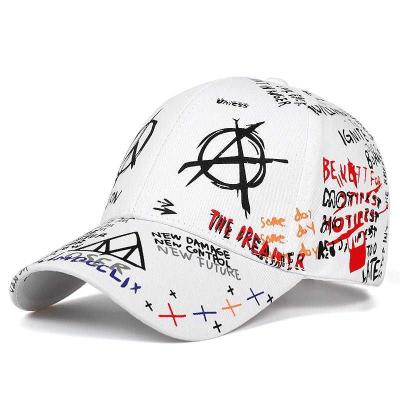 Graffiti Print Baseball Cap – My Wear Edition - My Wear Clothing Co