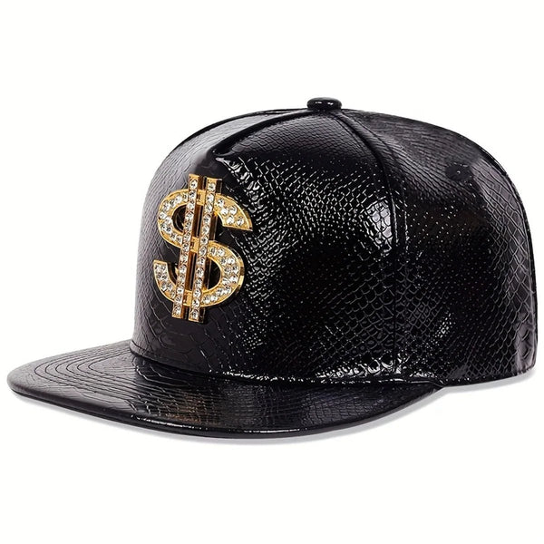 Hip - Hop Break Dancing Cap – Metallic Dollar Style - My Wear Clothing Co