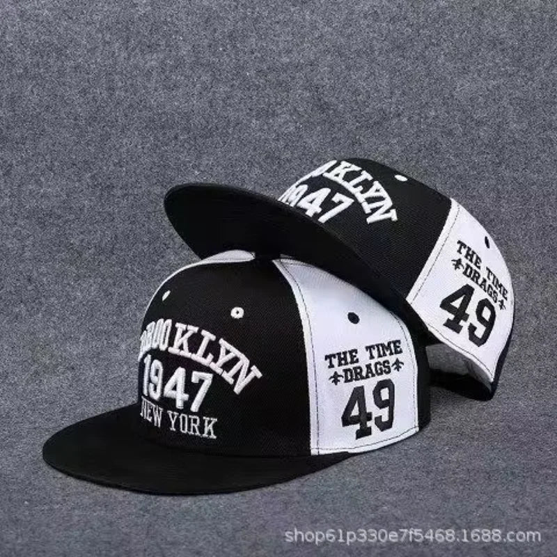Hip Hop Flat Hat – Korean Style Baseball Cap - My Wear Clothing Co