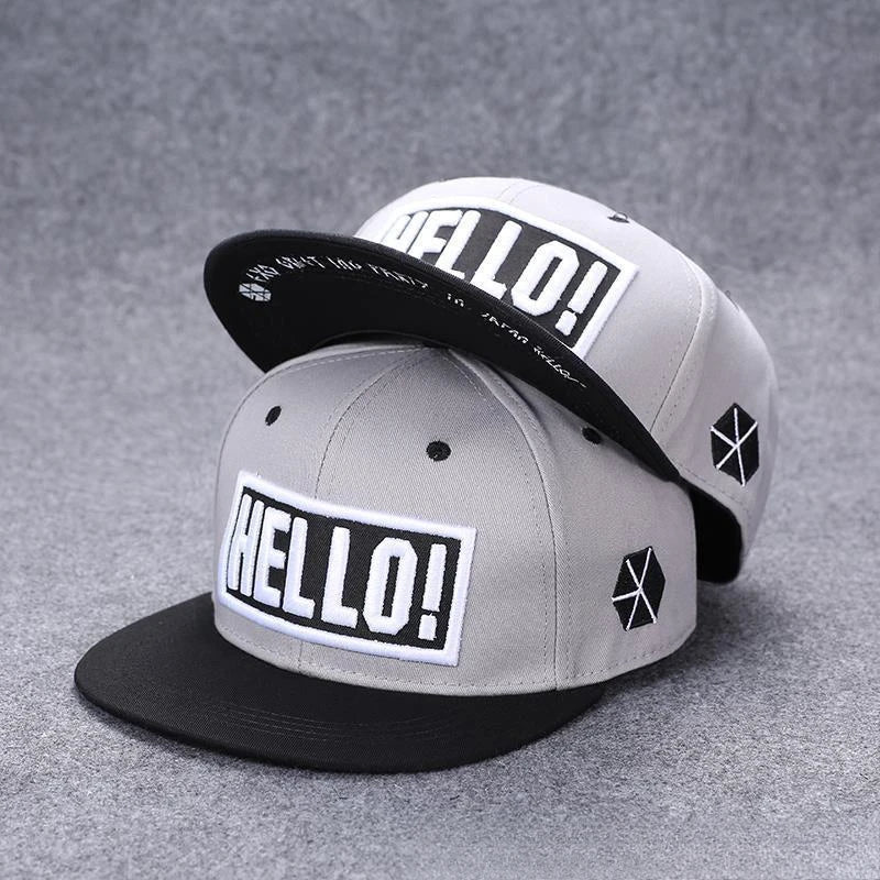 Hip Hop Flat Hat – Korean Style Baseball Cap - My Wear Clothing Co