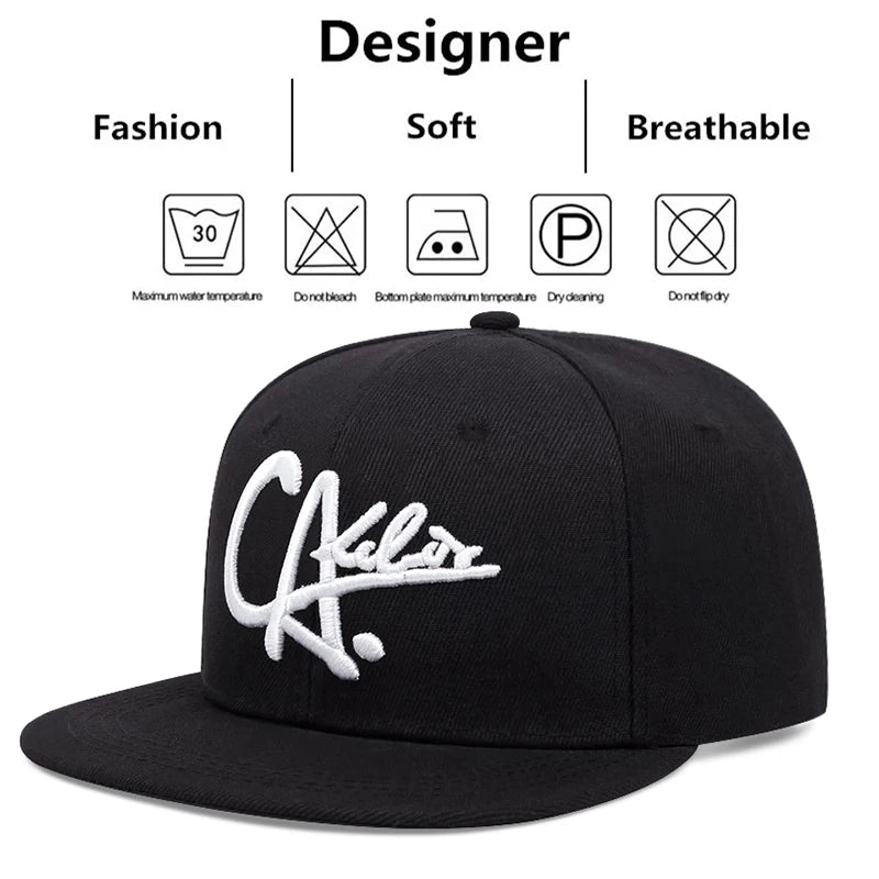 King Embroidery Hip Hop Snapback Cap - Wear It YOur Way - My Wear Clothing Co