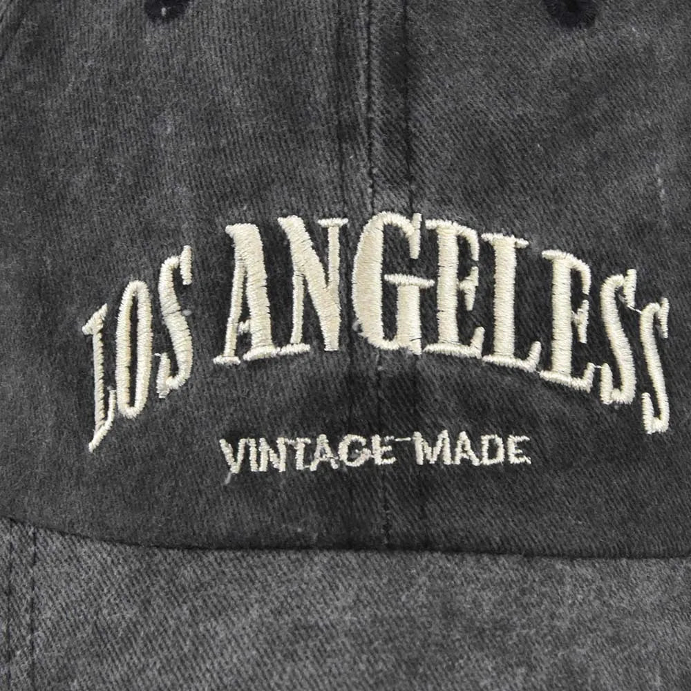 Los Angeless Vintage Washed Baseball Cap – Unisex Hip - Hop Style with Sun Protection - My Wear Clothing Co