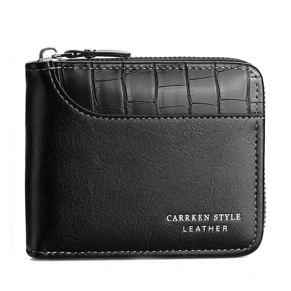 Luxury PU Leather Wallet – Zipped, Secure, Built for the Everyday - My Wear Clothing Co