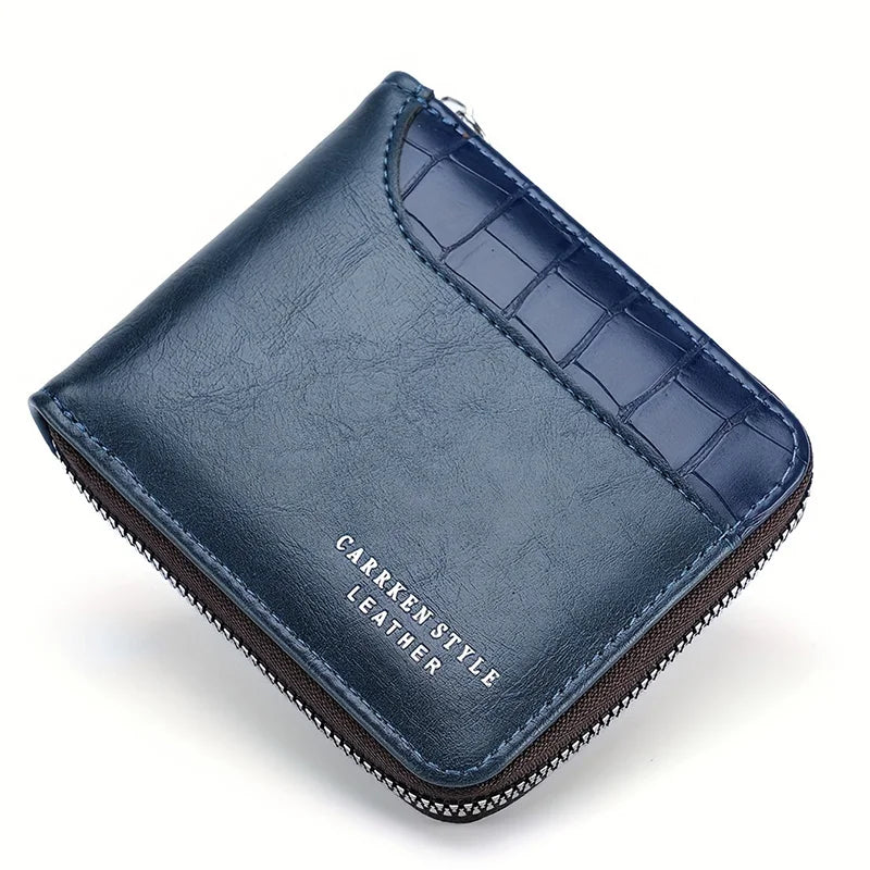 Luxury PU Leather Wallet – Zipped, Secure, Built for the Everyday - My Wear Clothing Co