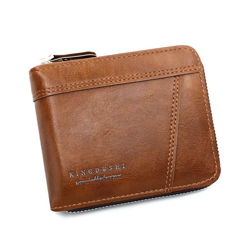 Luxury PU Leather Wallet – Zipped, Secure, Built for the Everyday - My Wear Clothing Co