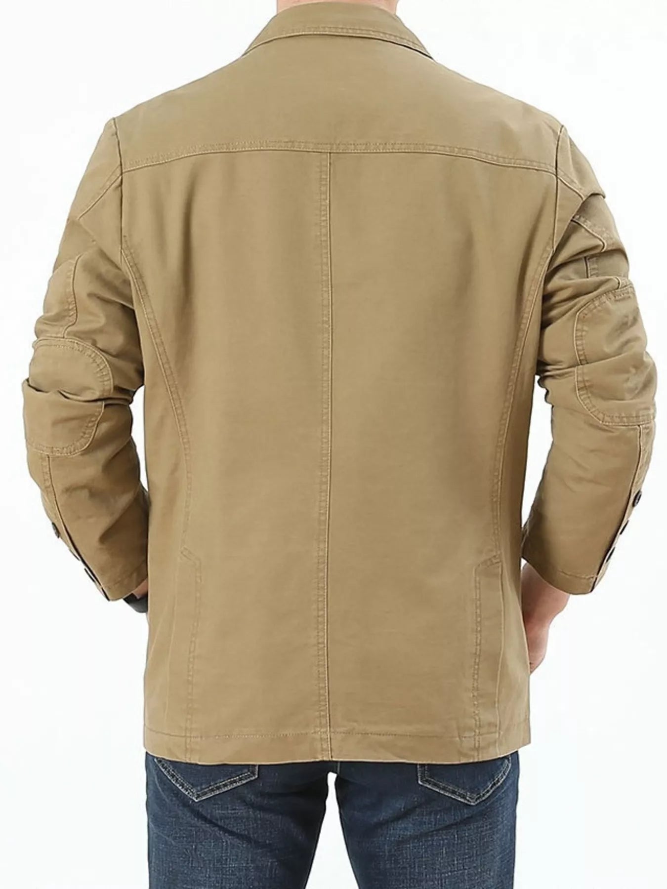 Men's 100% Cotton Button - Up Lapel Collar Blazer (M–5XL) - My Wear Clothing Co