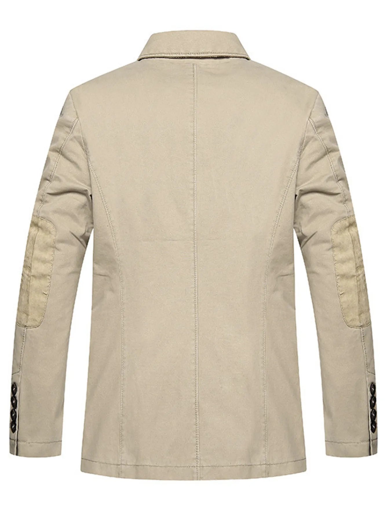 Men's 100% Cotton Casual Button - Up Blazer with Plaid Lining - My Wear Clothing Co