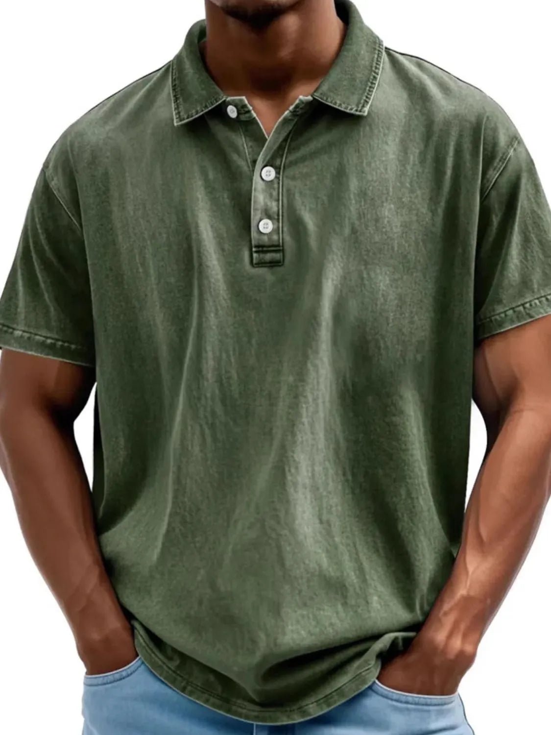 Men's 100% Cotton Collared Neck Short Sleeve Polo - My Wear Clothing Co