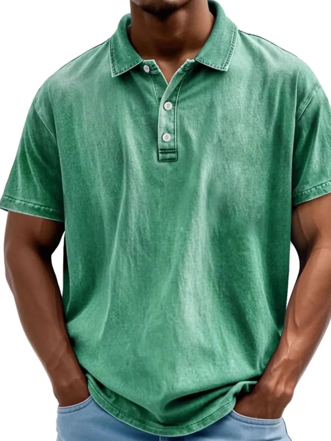 Men's 100% Cotton Collared Neck Short Sleeve Polo - My Wear Clothing Co