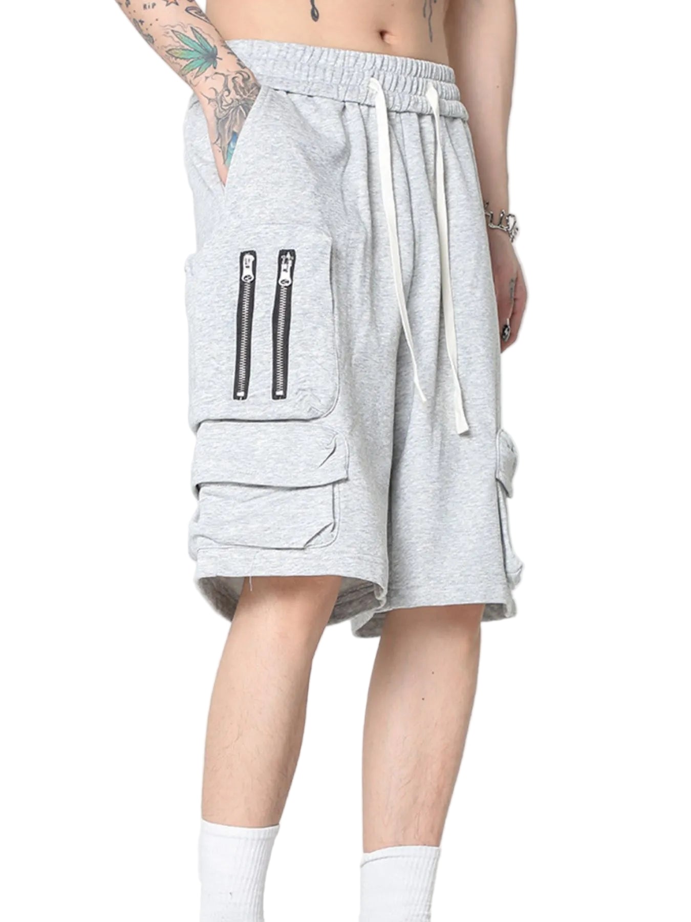 Men's 100% Cotton Drawstring Cargo Shorts - My Wear Clothing Co