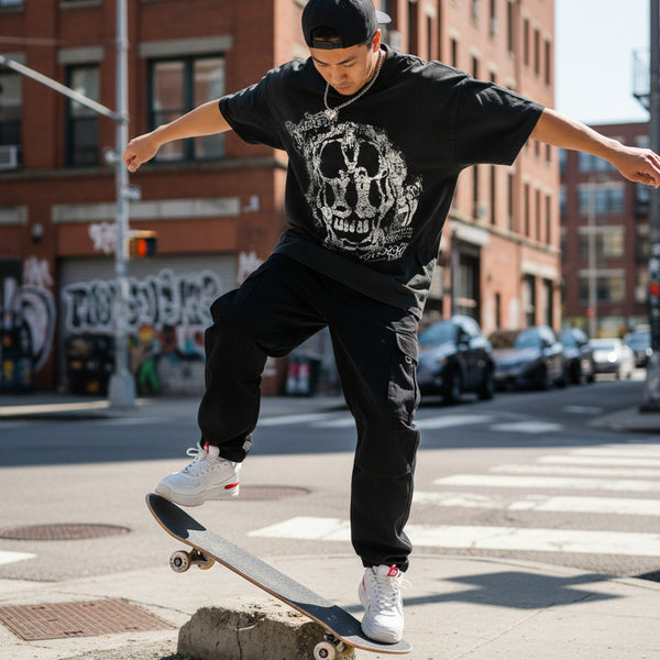 Men's 100% Cotton Graphic Round Neck T-Shirt