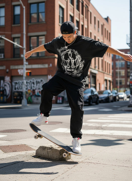 Men's 100% Cotton Graphic Round Neck T-Shirt